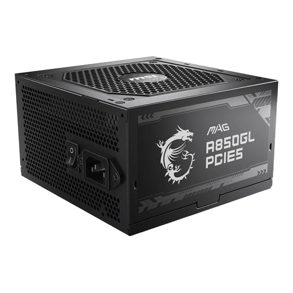 MSI MAG A850GL ATX 850W 80 Plus Gold Fully Modular PSU Power